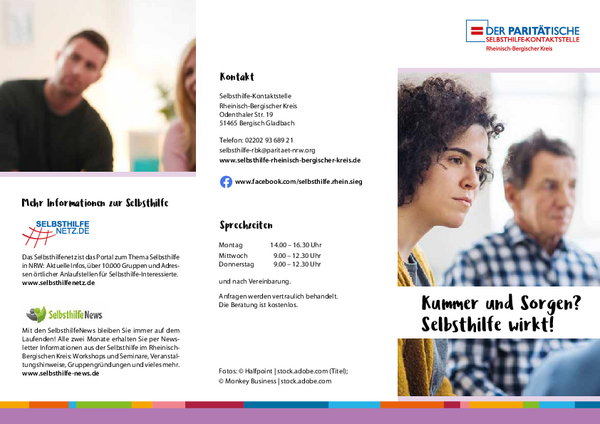 Flyer Selbsthilfe-Kontaktstelle RBK